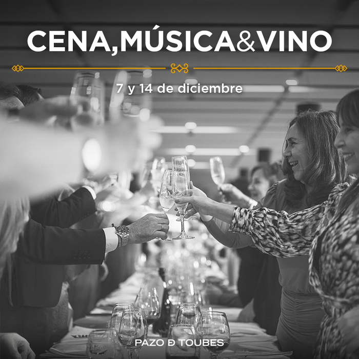 Cena, música y vino